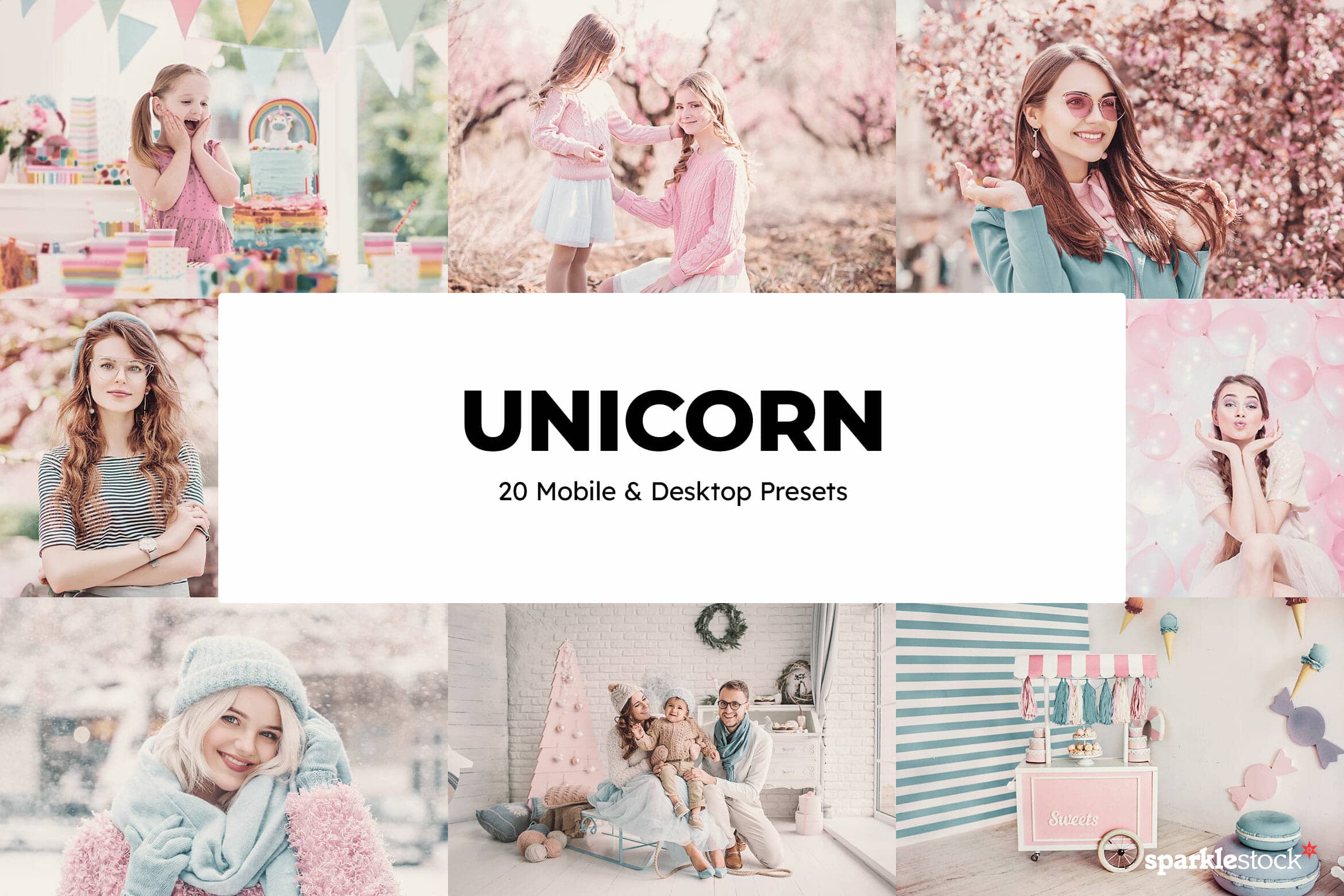8 Free Unicorn Lightroom Presets and LUTs