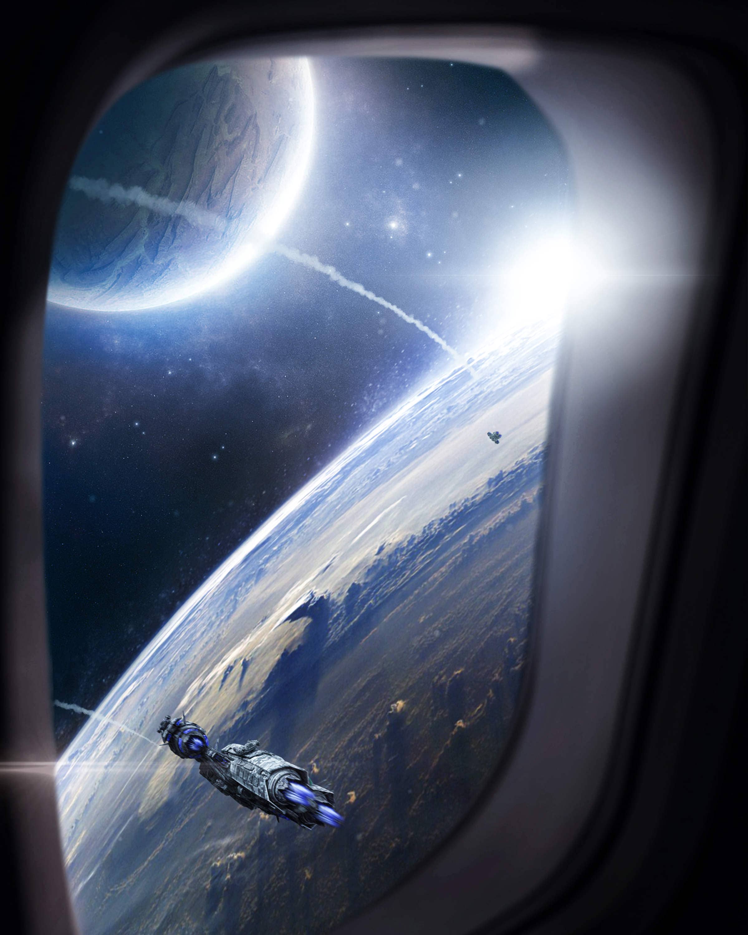Above the Earth Photoshop Tutorial