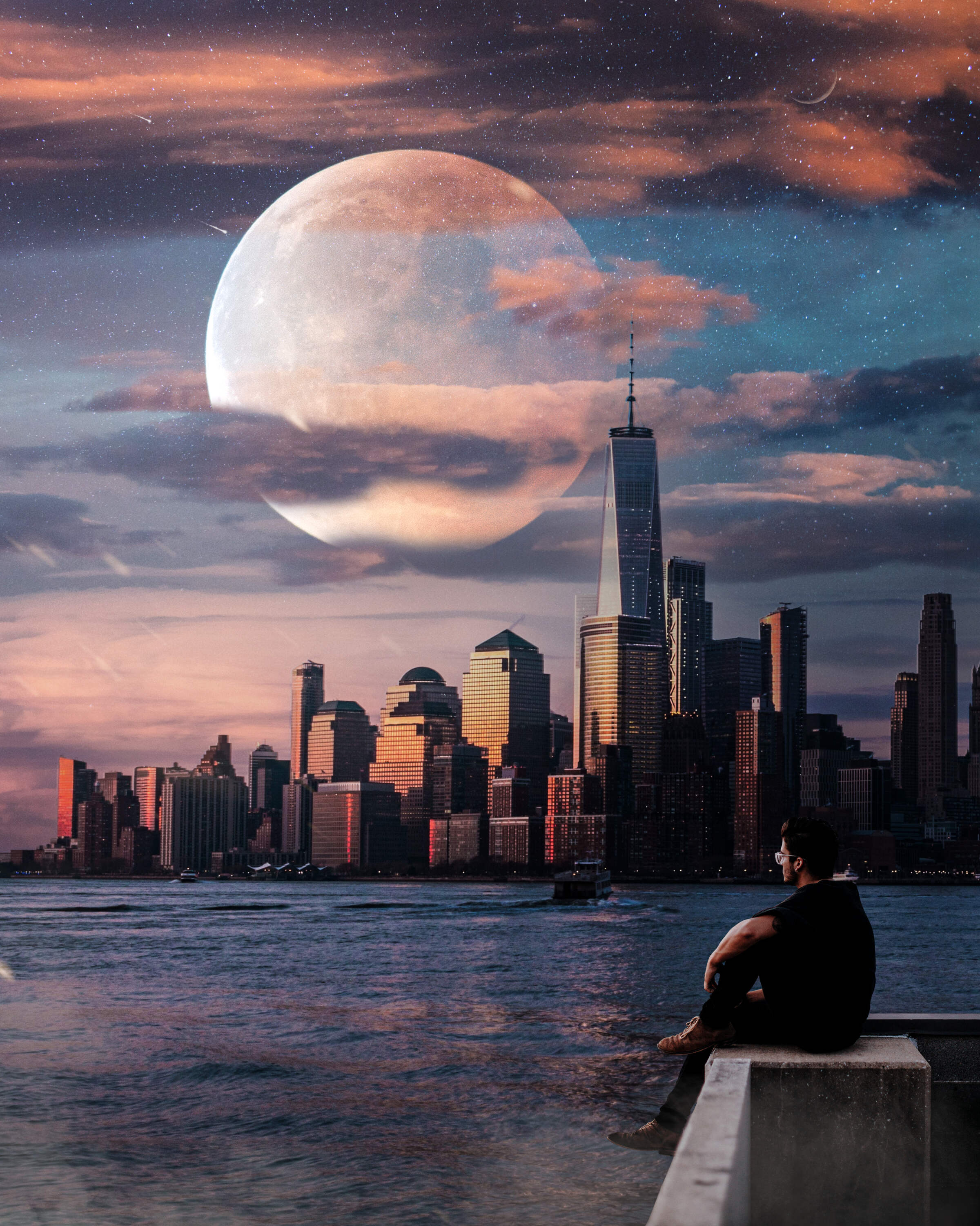Create an Urban landscape scene Photoshop Tutorial