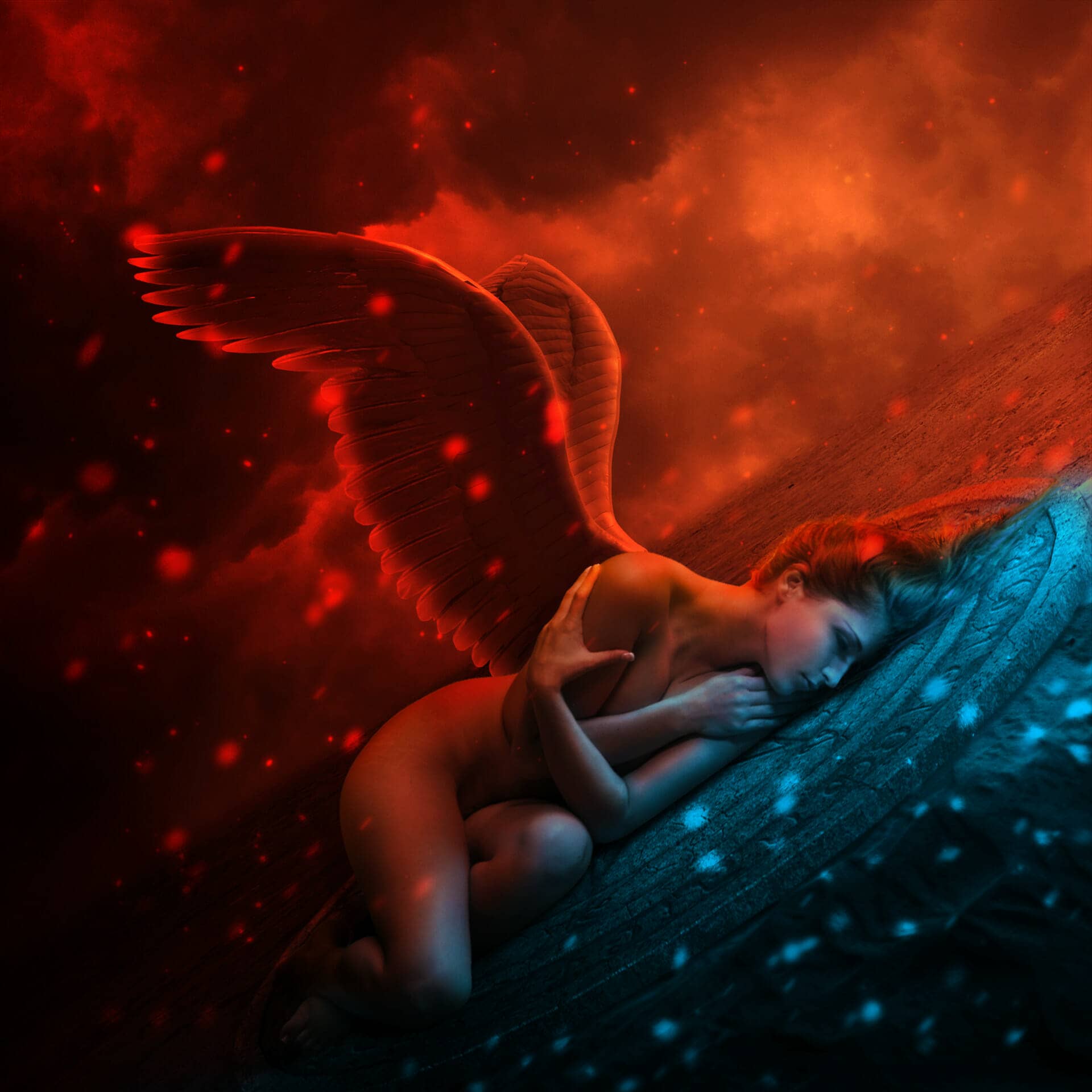 Create an Intense Fallen Angel Composition in Photoshop