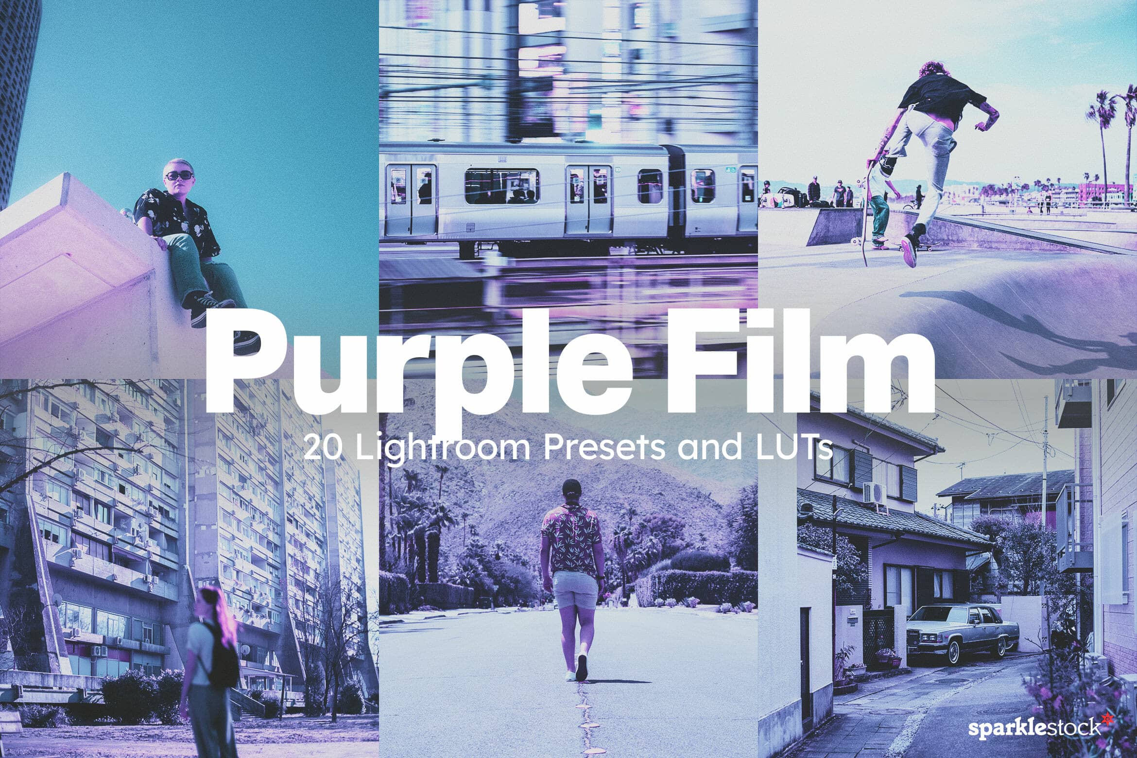 5 Free Purple Film Lightroom Presets and LUTs