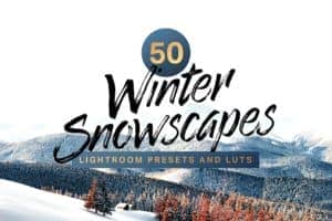 10 Winter Snowscapes Lightroom Mobile and Desktop Presets