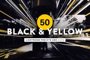 10 Black & Yellow Lightroom Mobile and Desktop Presets