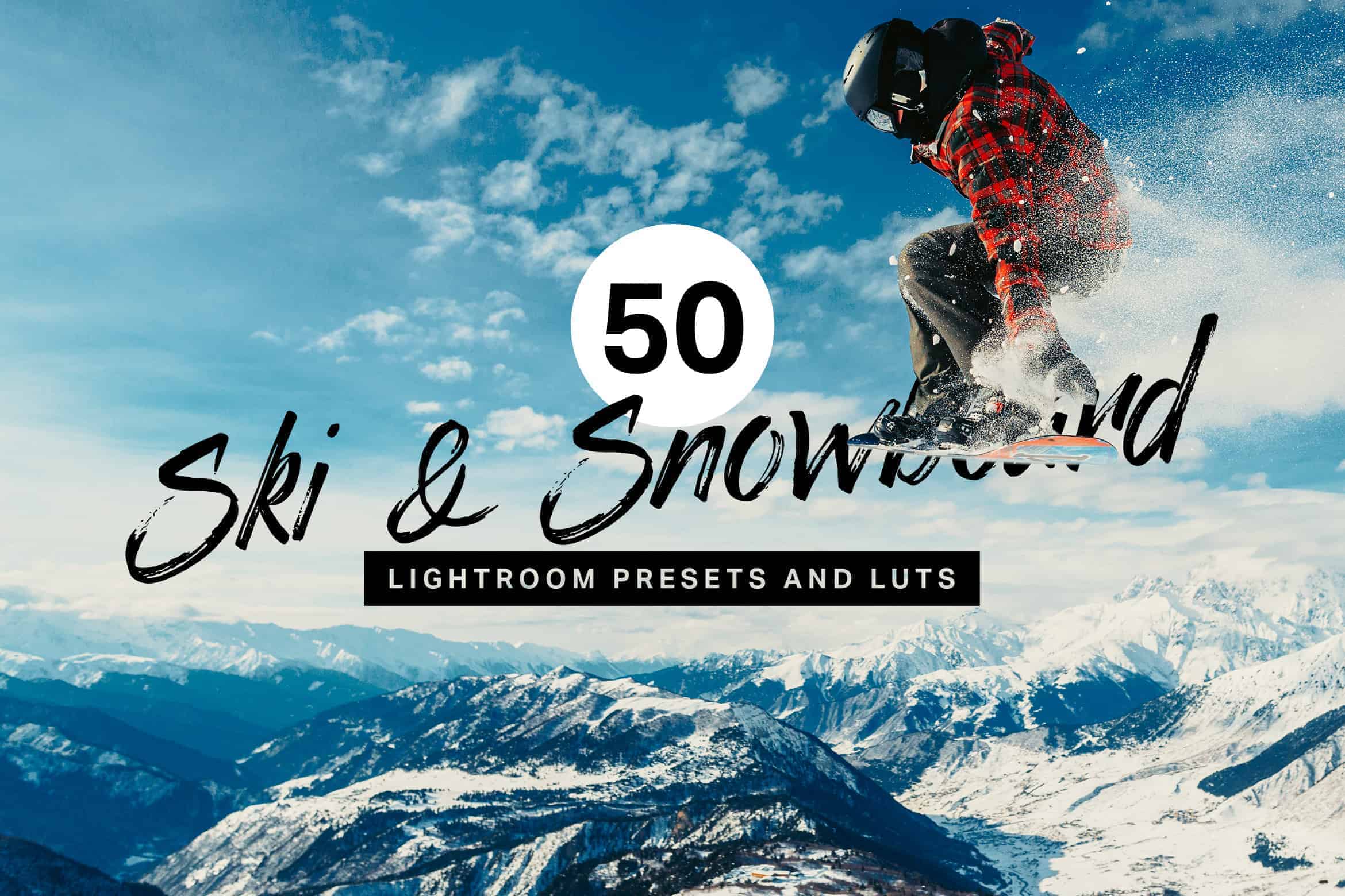 10 Ski & Snowboard Lightroom Mobile and Desktop Presets