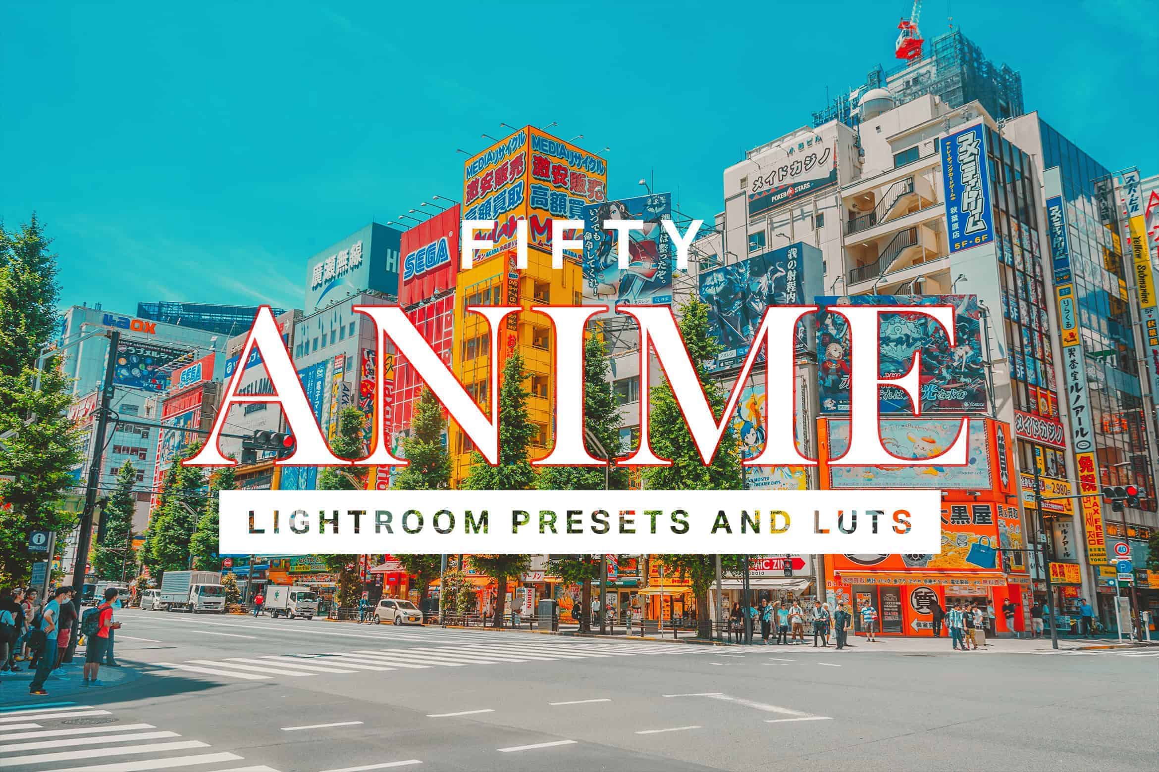 10 Anime Color Lightroom Mobile and Desktop Presets