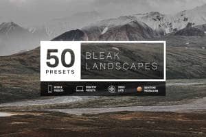 Free Download: 10 Bleak Landscape Lightroom Desktop & Mobile Presets