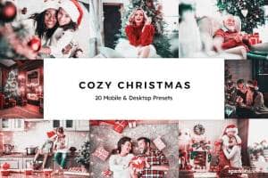 Free: 8 Cozy Christmas Lightroom Presets and LUTs