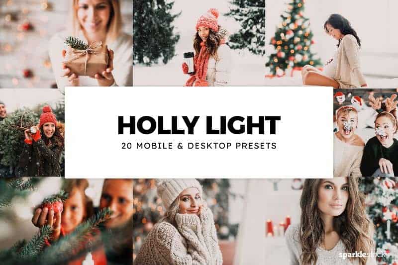 Free: 8 Holly Light Lightroom Presets and LUTs