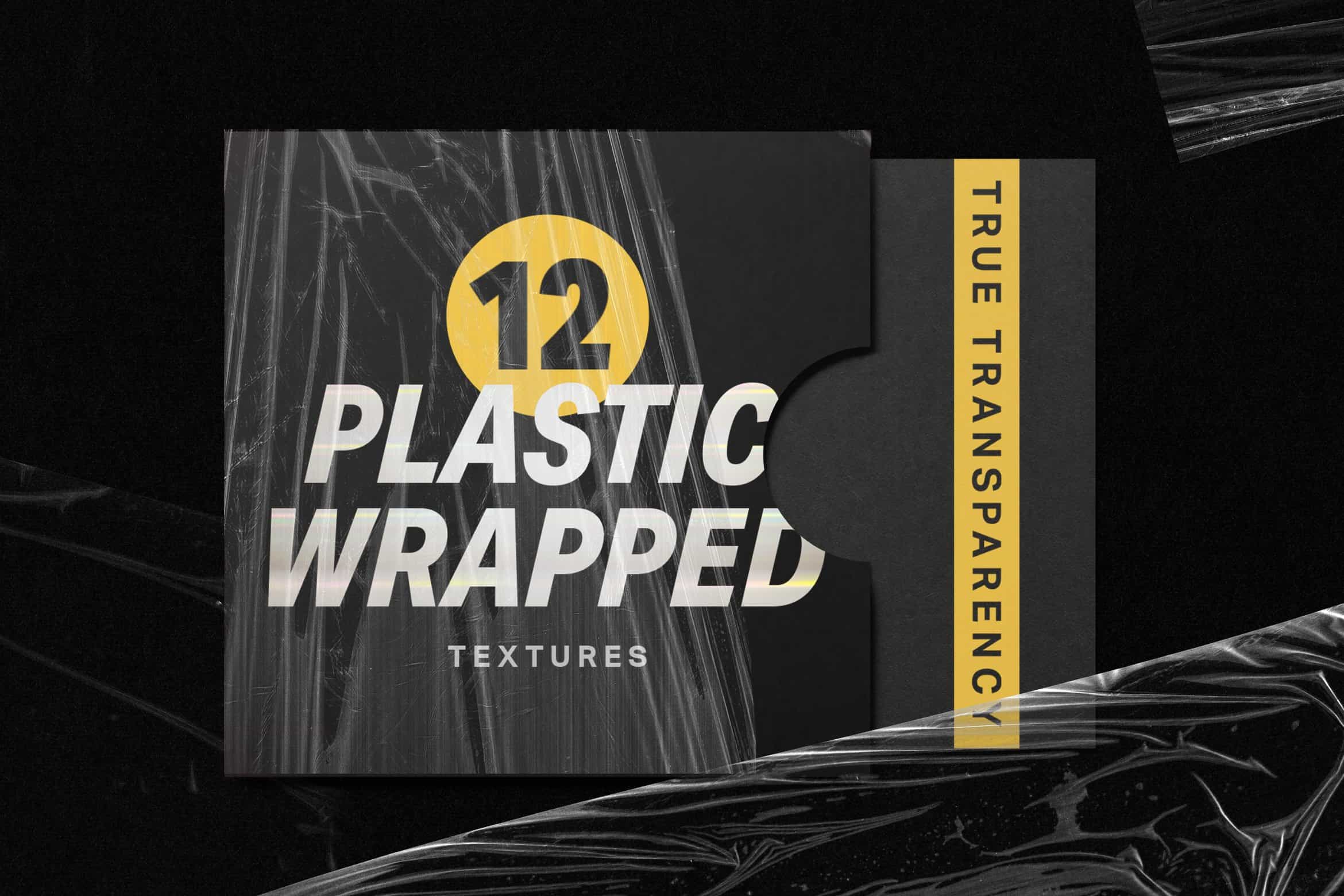 Free Plastic Wrap Texture Mockup (PSD)