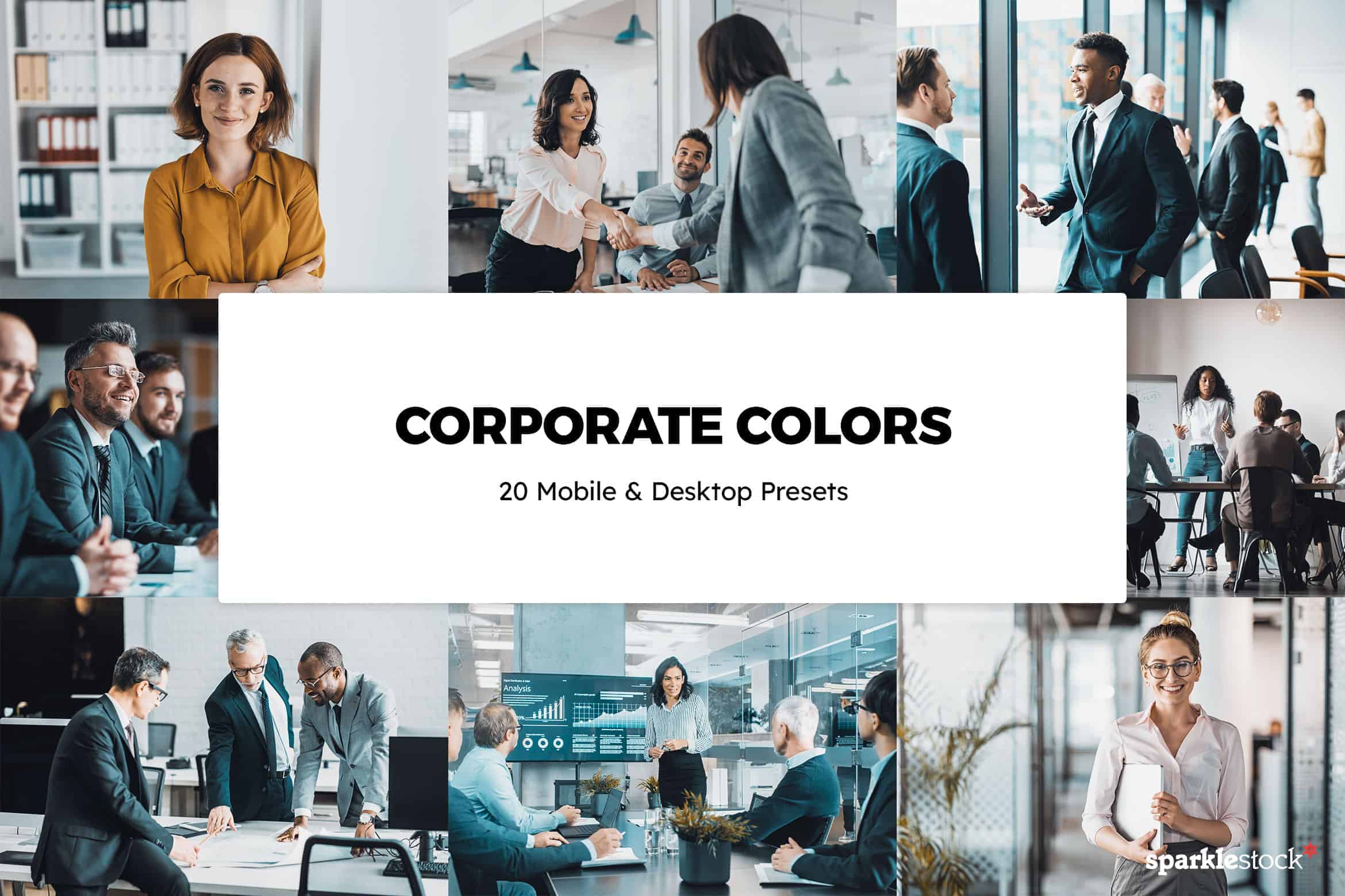 8 Free Corporate Colors Lightroom Presets and LUTs