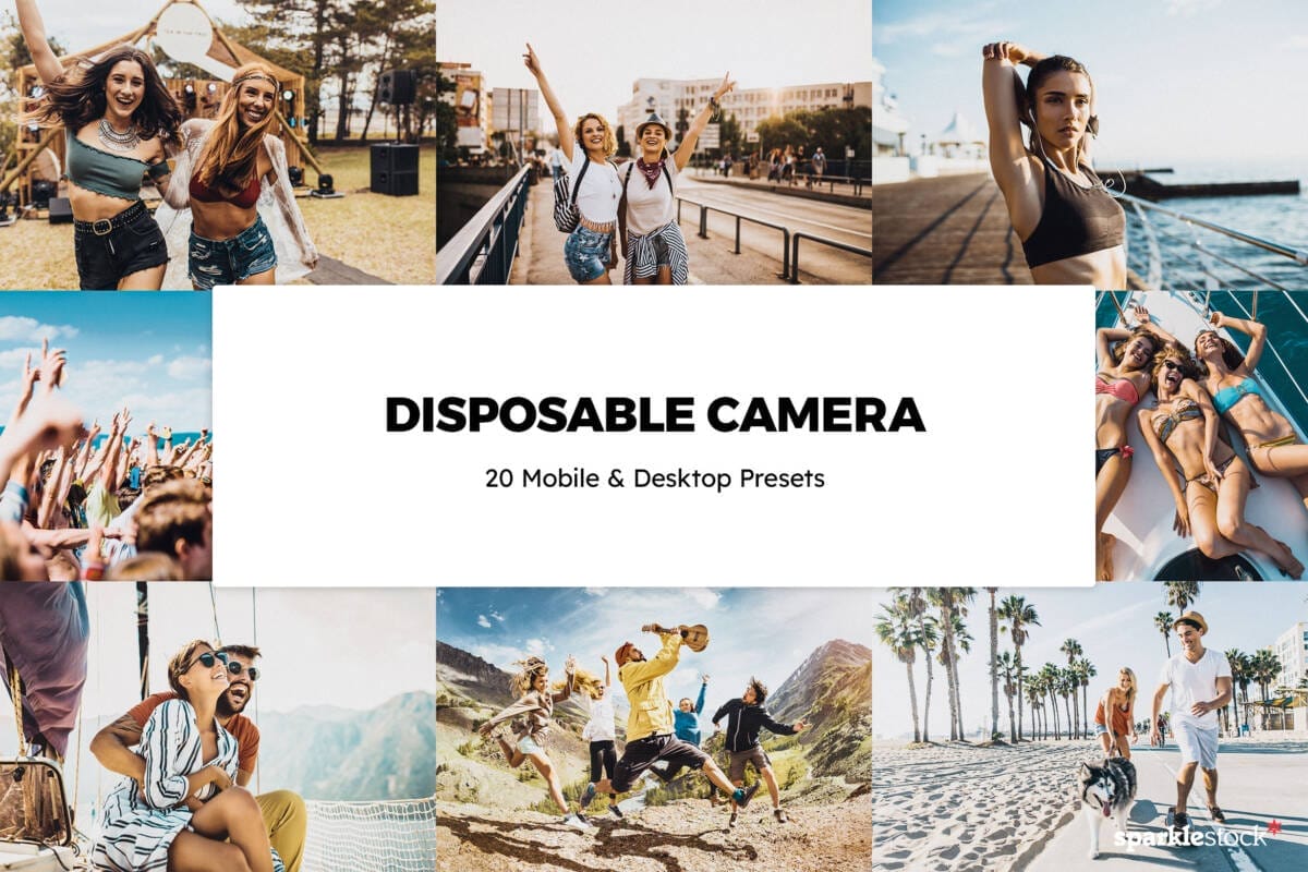 8 Free Disposable Camera Lightroom Presets and LUTs Tutorials