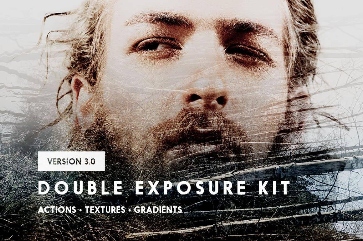 Double Exposure Kit for Photoshop