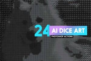 Create Art Made From Thousands of Dice with 4 Free Photoshop Actions