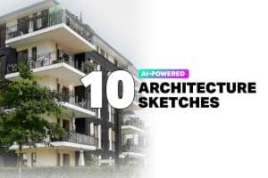 Free Architecture Sketch Photoshop Actions
