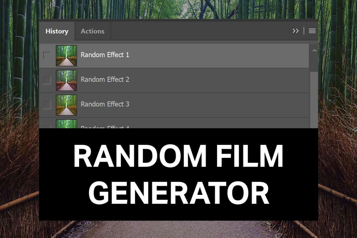 Random Film Generator for Photoshop