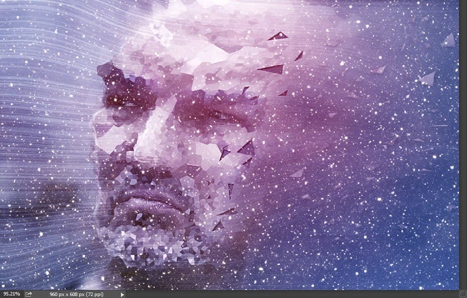 Create a Striking Photo Manipulation of a Face Distorted in Space ...