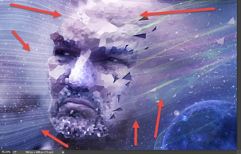 Create a Striking Photo Manipulation of a Face Distorted in Space ...